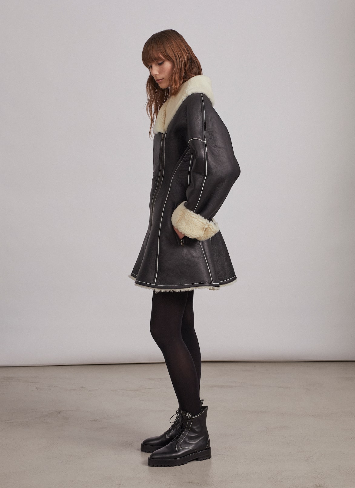 Coats ALAÏA BLACK COATS